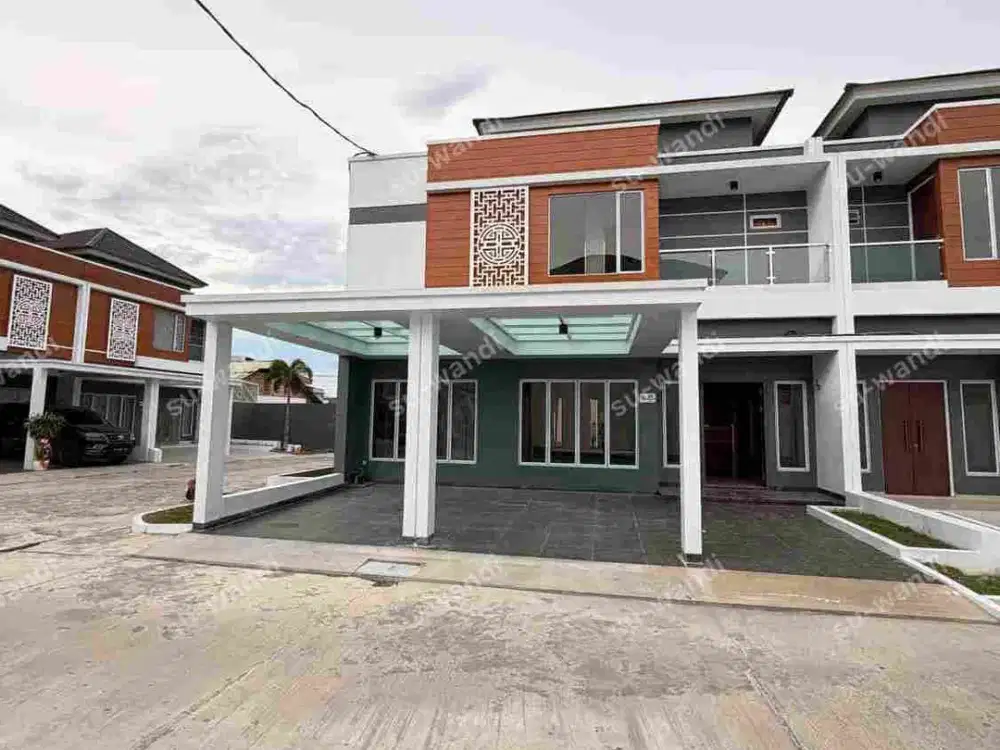 Jual rumah baru hunian Cluster posisi hook area Ujung