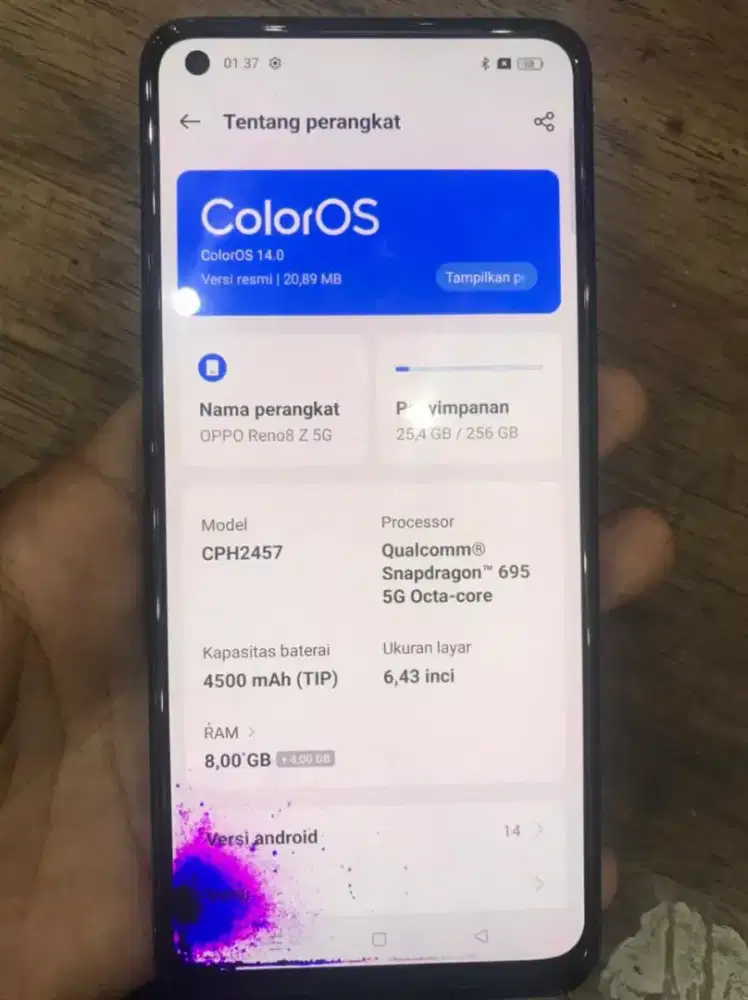 Oppo Reno 8Z 5G Fullset