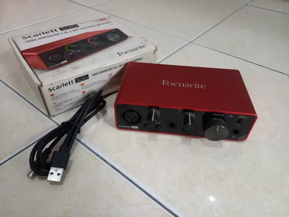 Focusrite Scarlett Solo Gen 3