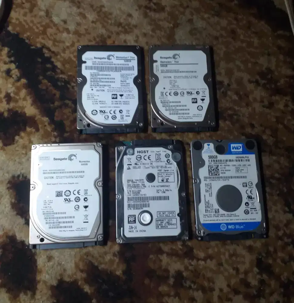 HDD 500gb 5 pcs