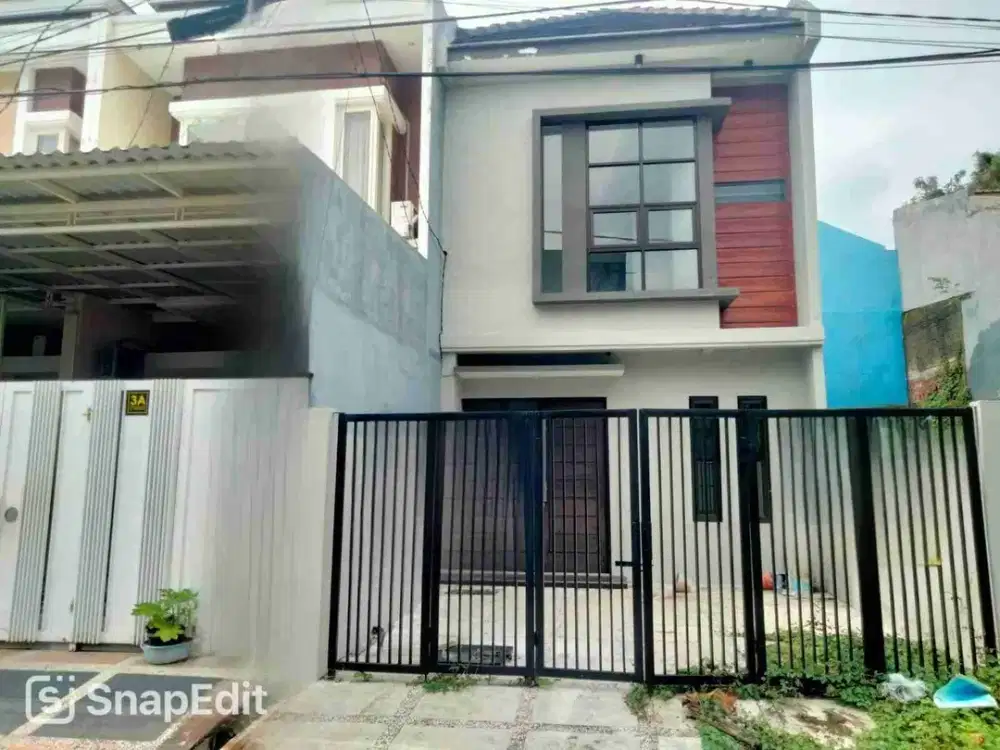 Wiguna UPN 2 lantai modern minimalis