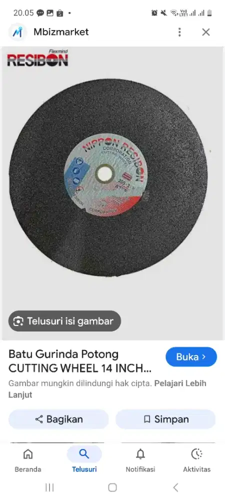 Mata resibon katingwel 14 in