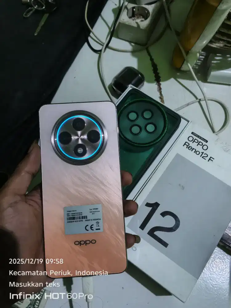 Oppo Reno 12f ram 8+4/256