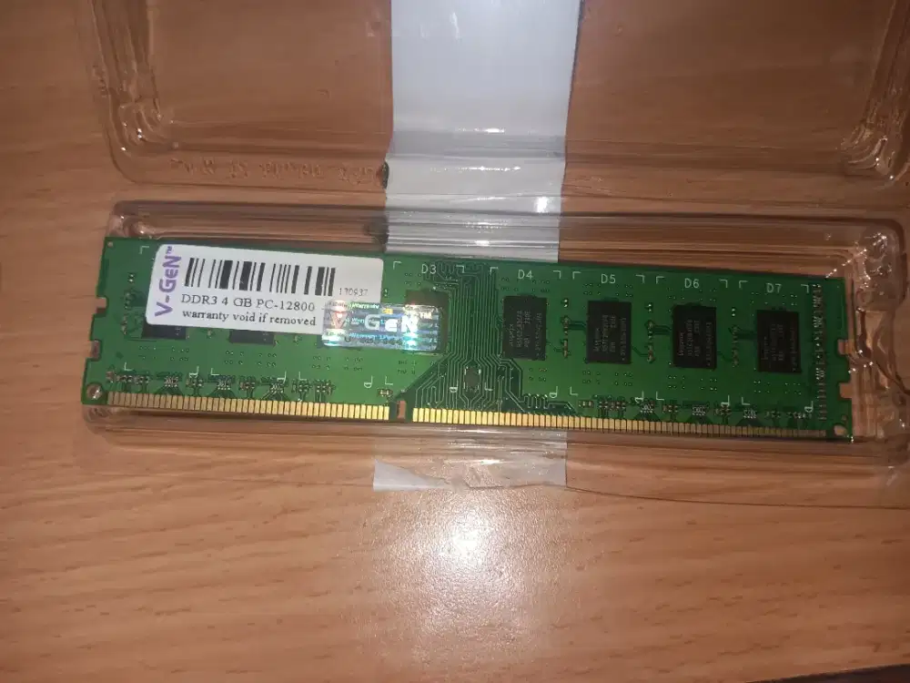 Ram 4gb DDR3 PC 12800 V-Gen