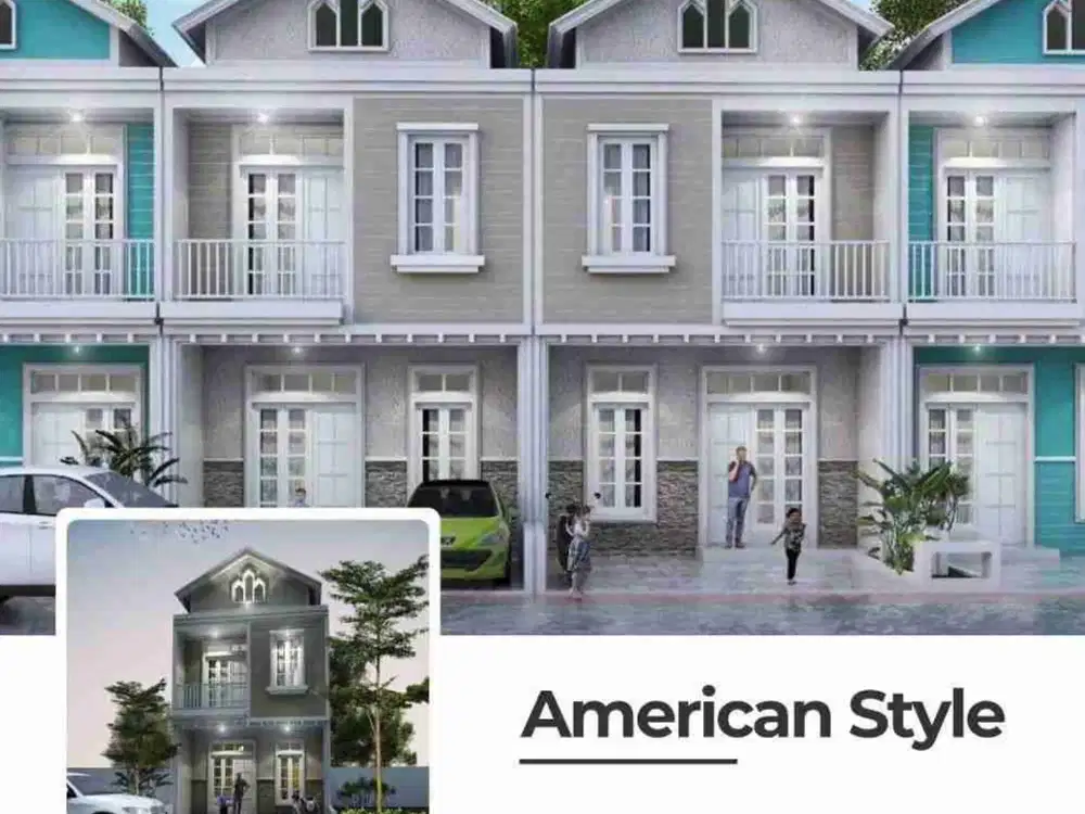 Rumah baru 2 lantai dekat tol jatiimakmur pondok gede bekasi ahzav