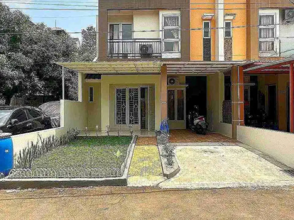 Rumah baru siap huni dekat stasiun bisa KPR jatimurni pondok melati bekasi fam res