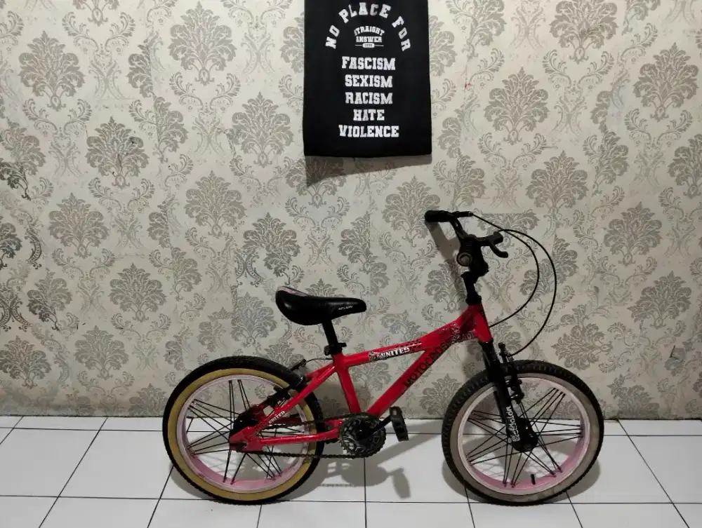 Sepeda bmx  ukuran 18 aloy untuk umur 5-10 tahun