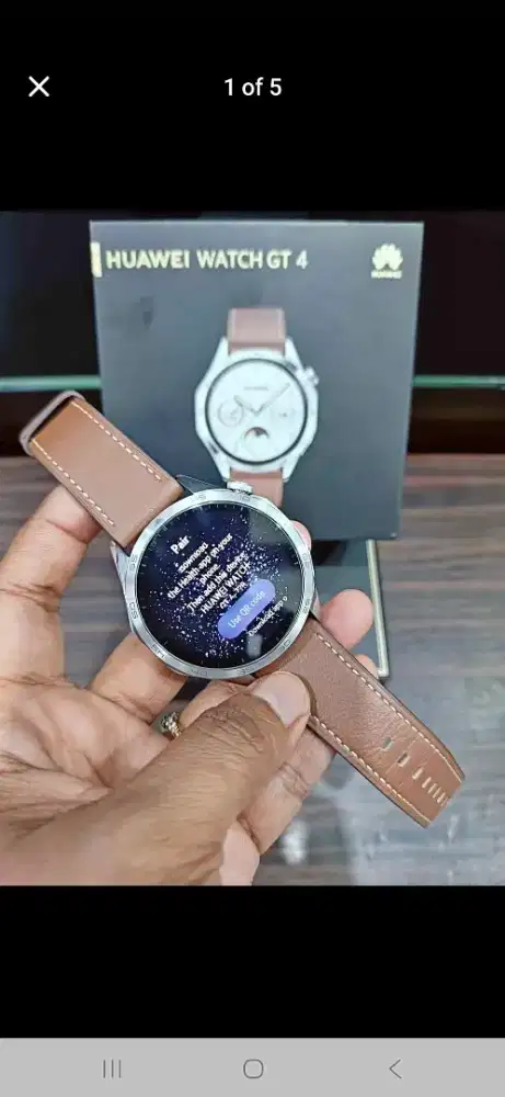 HUAWEI GT4 46mm Brown Second Mulus Full-set Like New Nego