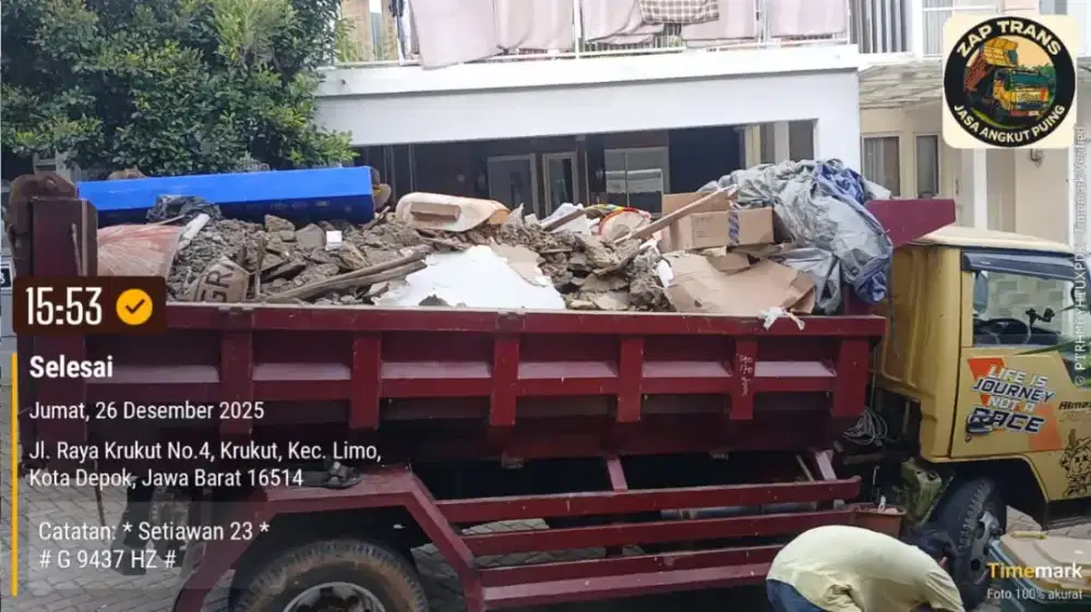 angkut puing bangunan