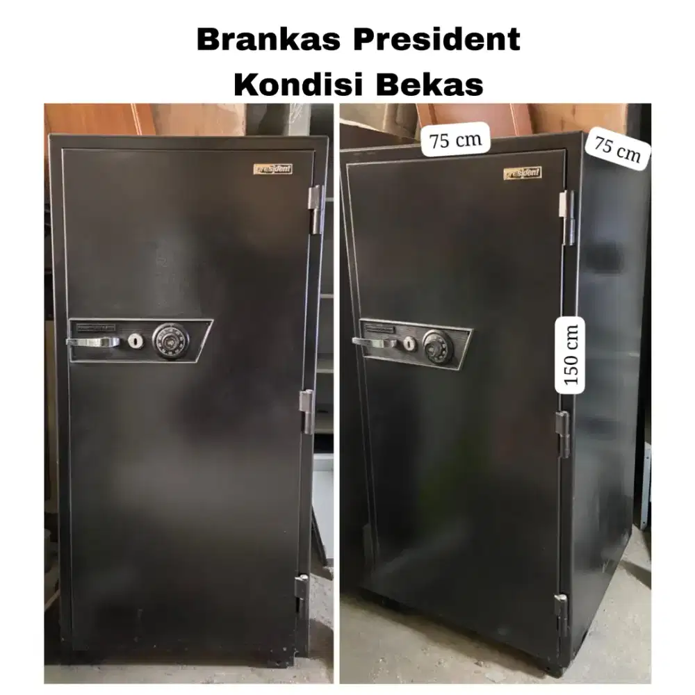 Brankas President Tinggi 145 cm Brangkas Kantor Tahan Api Safety Box