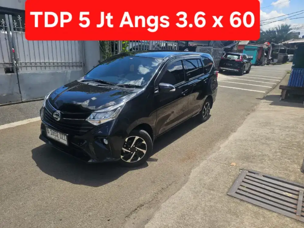 TDP 5 Jt Angs Termurah New Sigra R 2024 Matic Hitam Low Km Like New