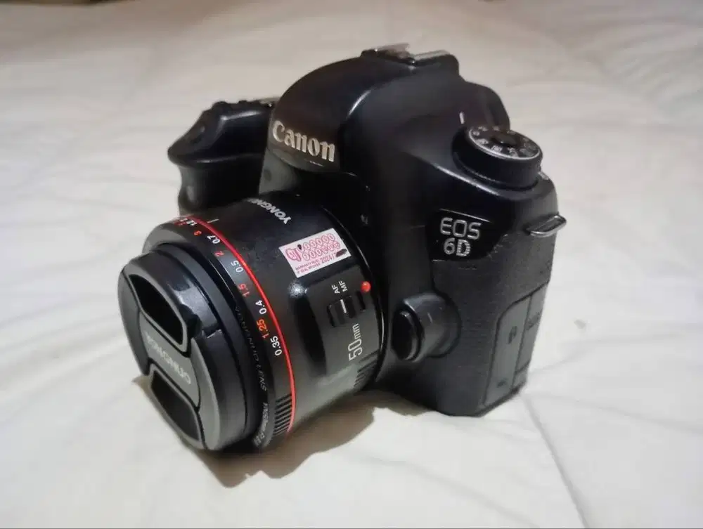 Kamera Canon 6D dan Lensa 50m