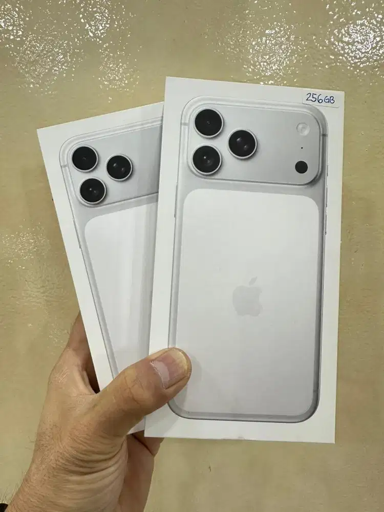 New iPhone 17 Promax 256 Silver Resmi