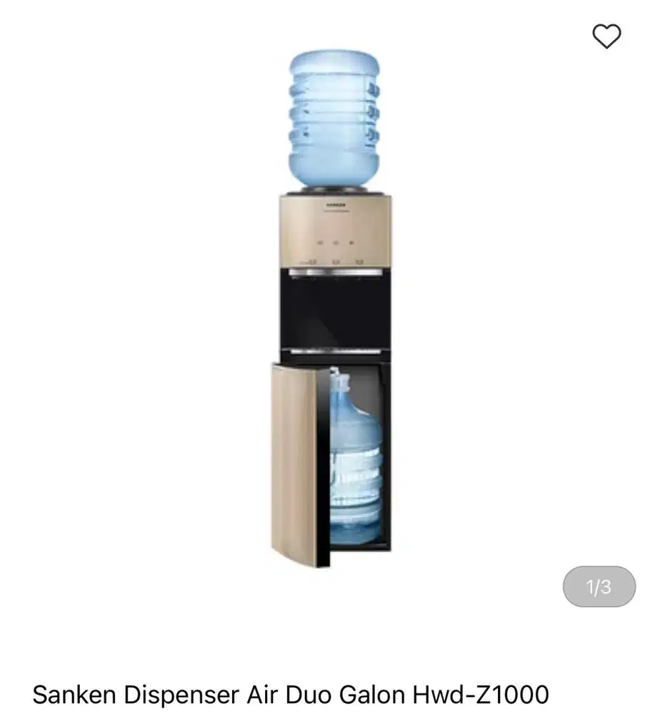 SANKEN Dispenser 2 galon atas bawah bisa cicilan syarat KTP