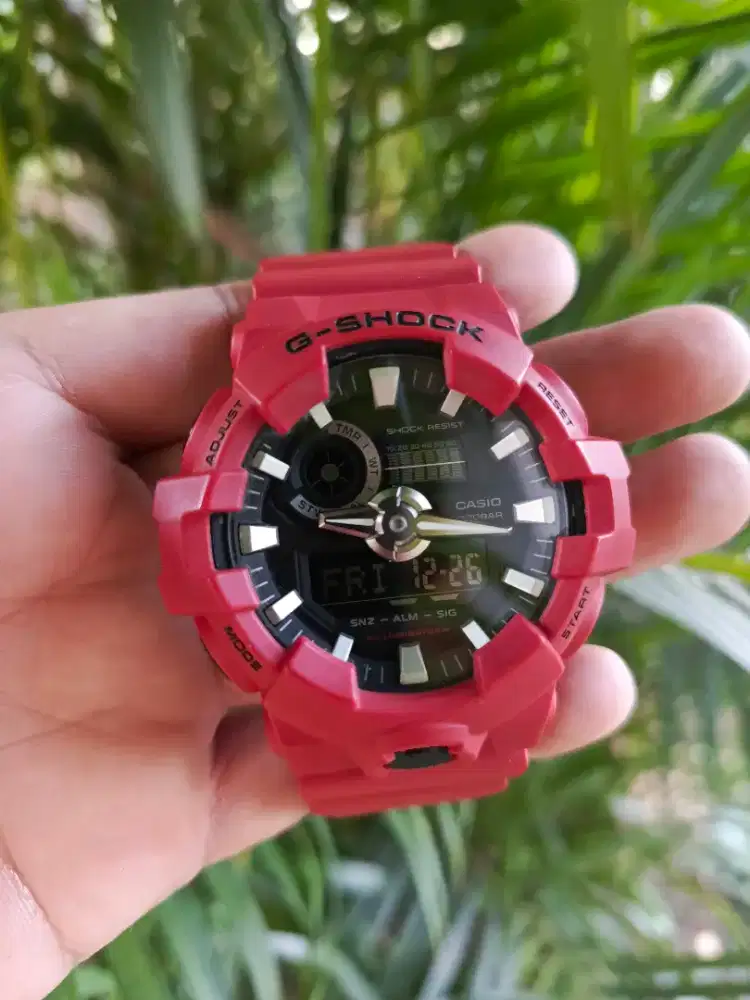 Gshock GA700 merah Masih sangat mulus ngedop