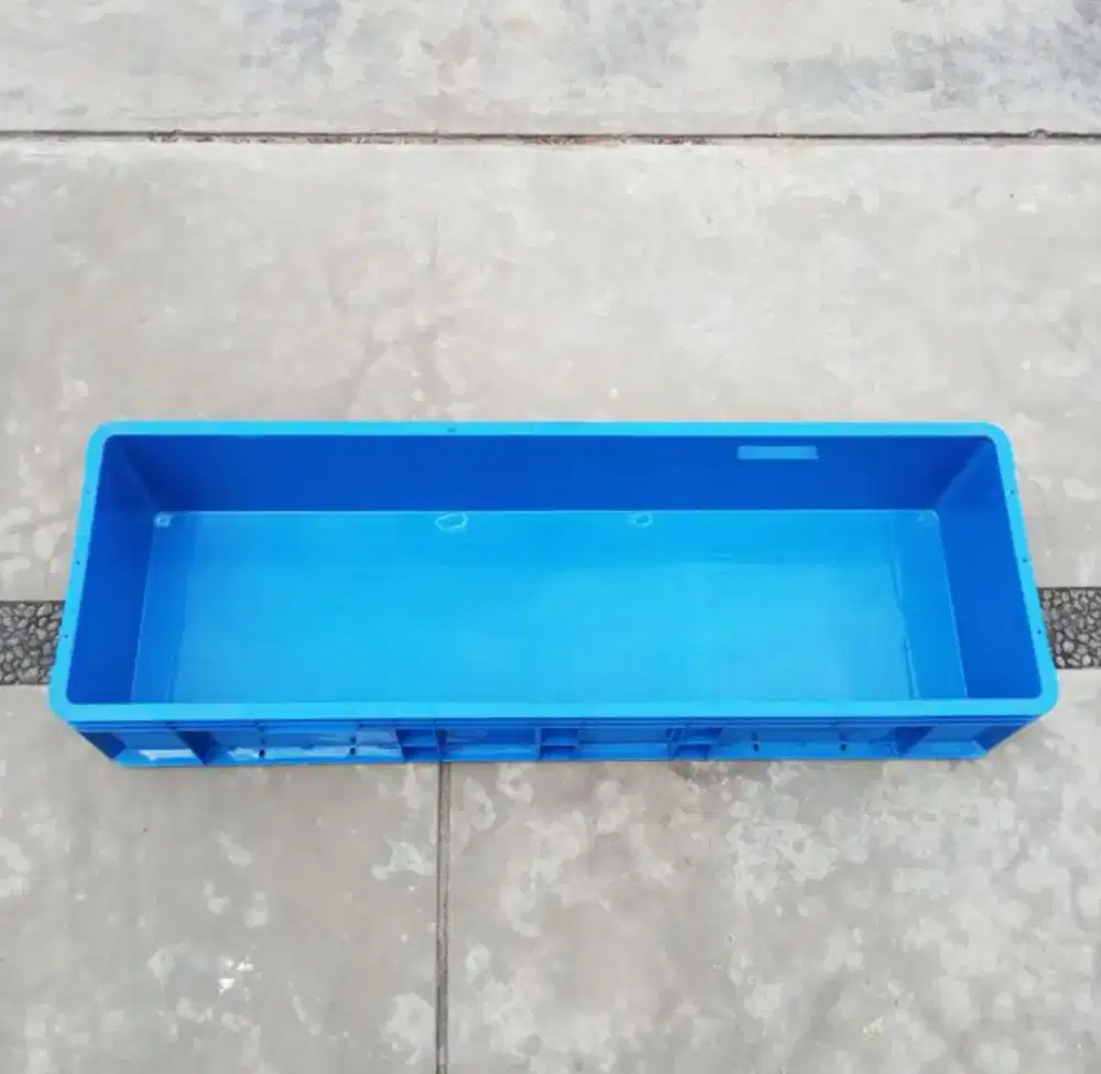 BOX BAHAN PLASTIK PVC TEBAL KONDISI BEKAS 100cmx 33cm x 20cm Murah