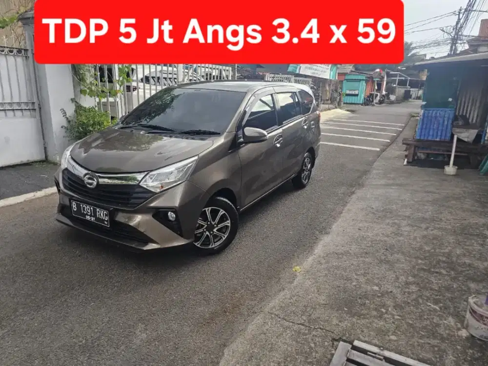 TDP 5 Jt Angs Termurah New Sigra R 2022 Matic Abu Abu Low Km Like New