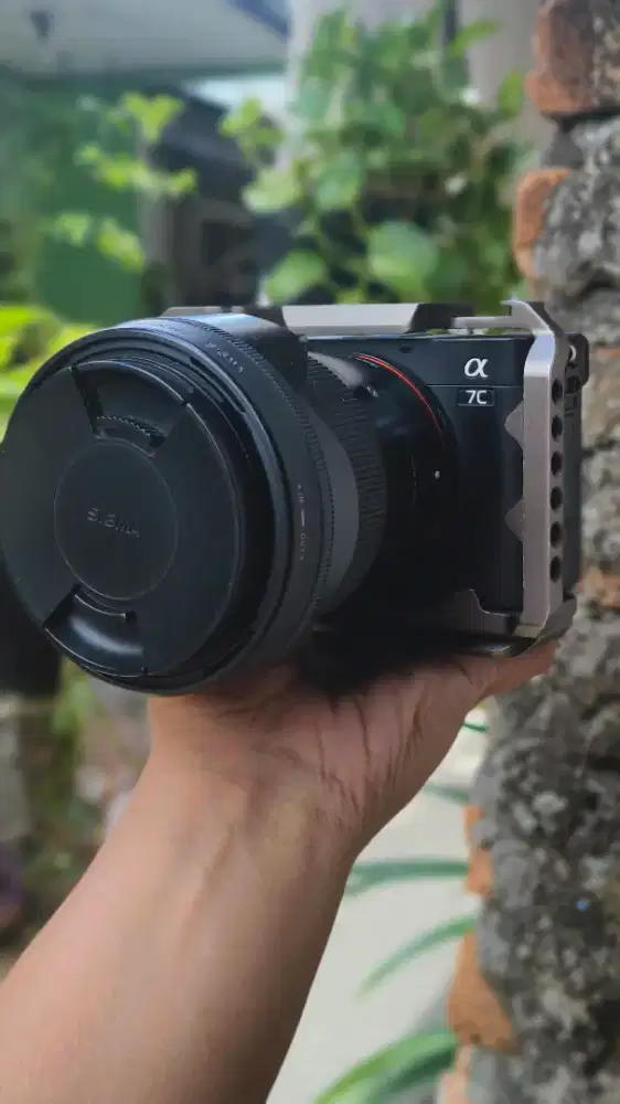 Sony a7C + lensa 16mm f1.4