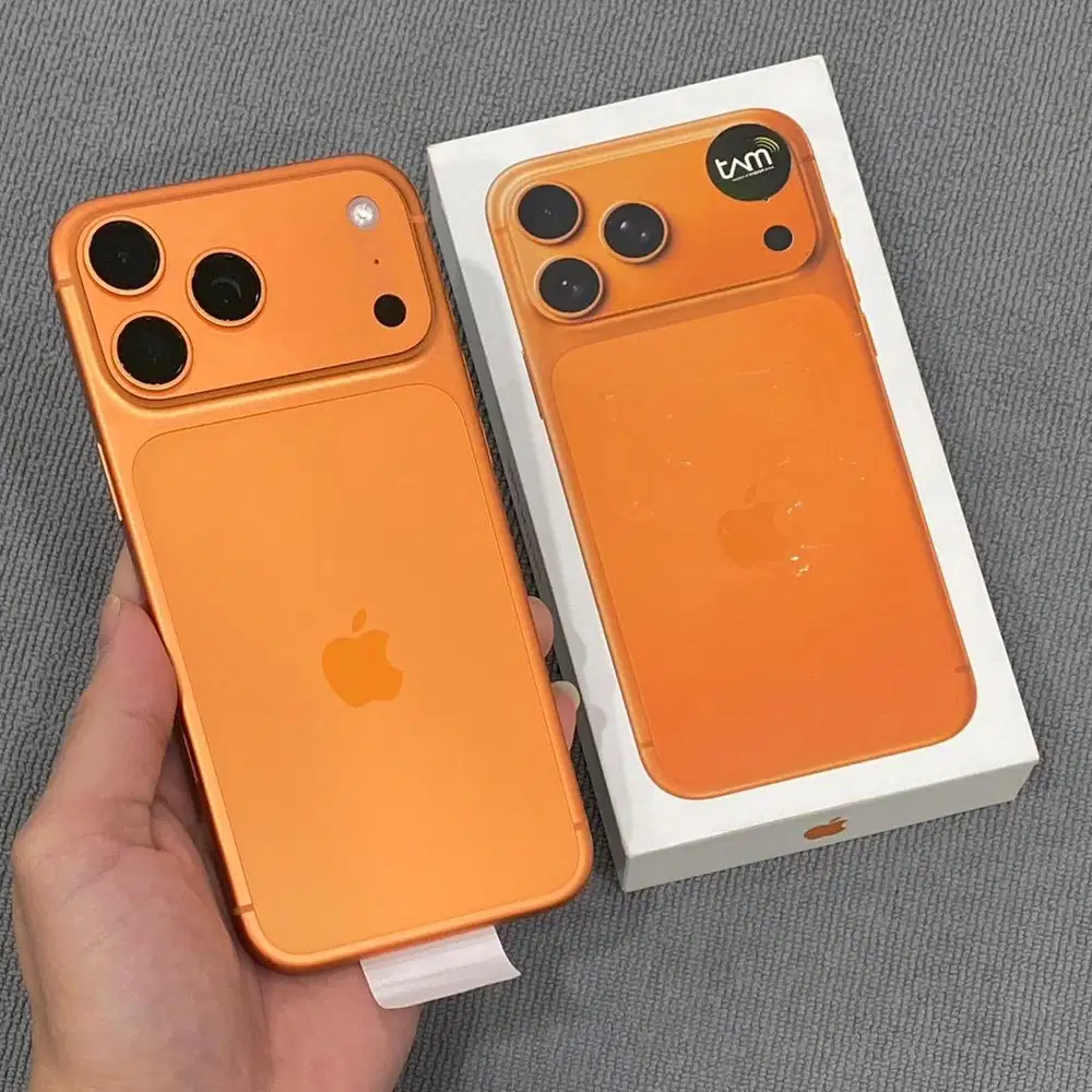 iPhone 17 Promax 1TB Orange Second Like New