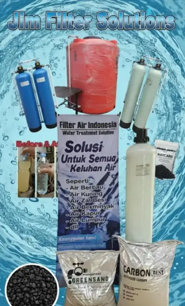 Sasaringan air filter penjernih air