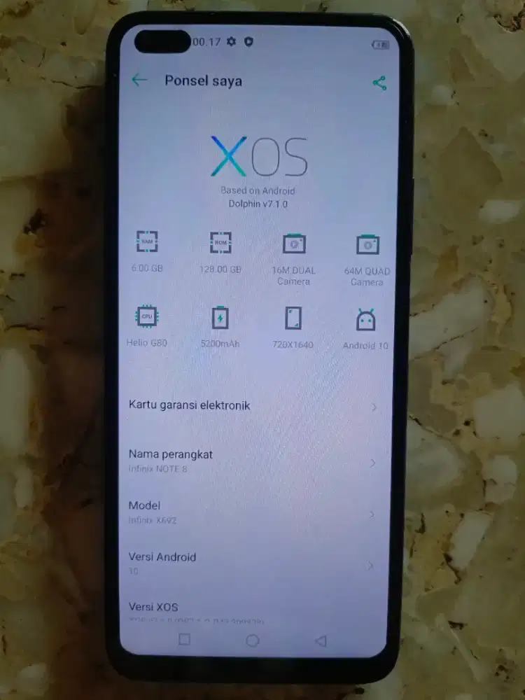 Dijual Cepat Infinix Note 8