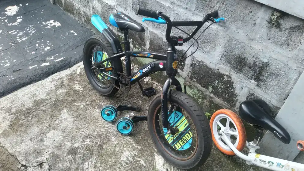 Sepeda Anak ukuran 16 merek Trendy Ban Jumbo Tinggal Pakai