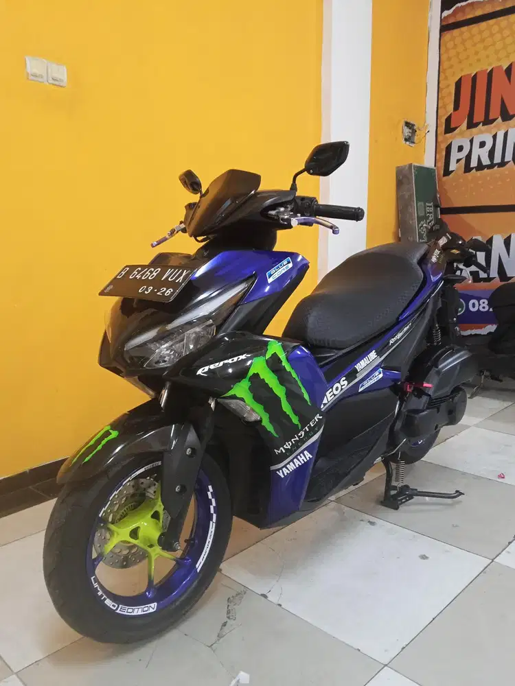 Yamaha new aerox limited edition 2021 seperti baru