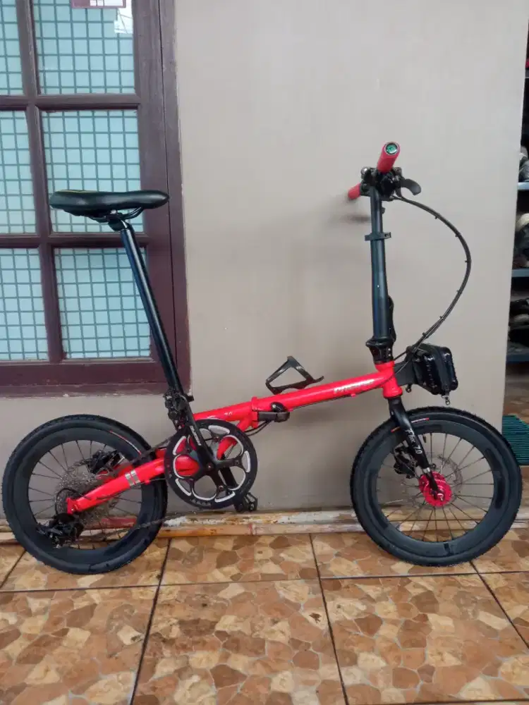 Sepeda Lipat Pacific Flux 7.0 Merah