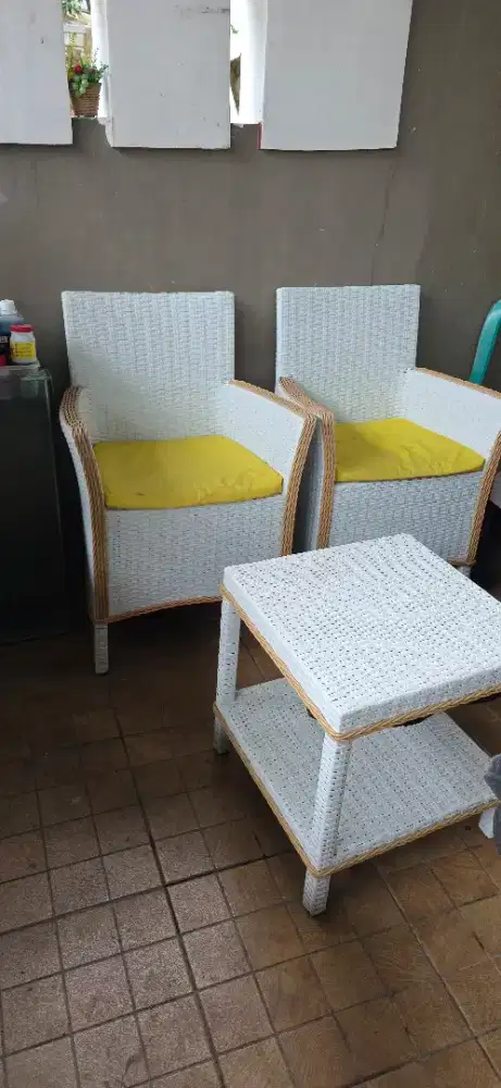 Jual murah 1 set kursi teras
