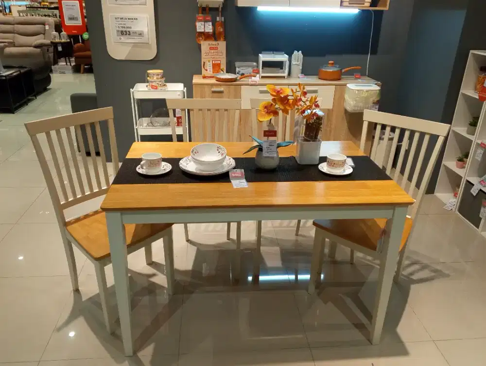 MEJA MAKAN SET MURAH