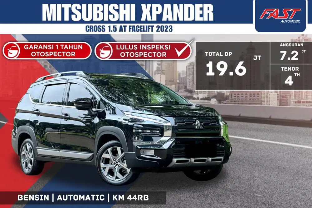 MITSUBISHI XPANDER CROSS 2023 FACELIFT 1.5 AT KM.44RB & PAJAK PANJANG