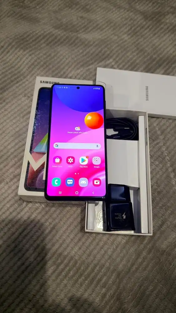 Samsung M51 Black 8/128GB SEIN Lengkap