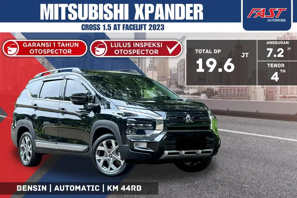 MITSUBISHI XPANDER CROSS 2023 FACELIFT 1.5 AT KM.44RB & PAJAK PANJANG