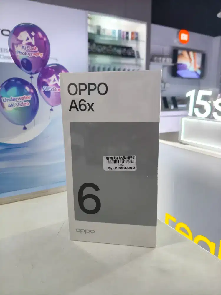 Oppo A6x 6/128 garansi resmi 1tahun Atlantis dahsyat