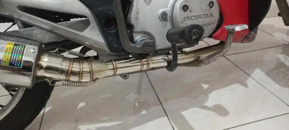 Knalpot racing supra x 125