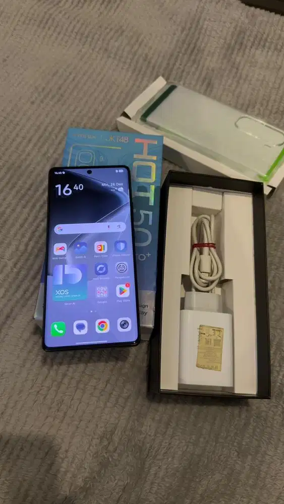 Infinix Hot 50 Pro Plus Black 8/256GB Resmi Lengkap