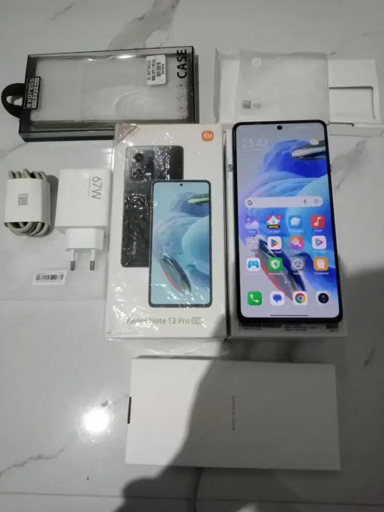 Redmi Note 12 Pro 5G 8+4/256 Fullset Original Likenew