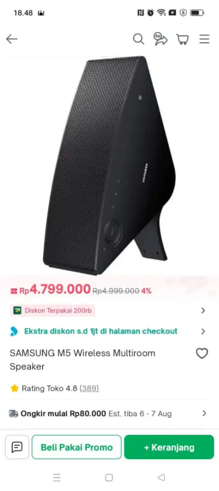 Jual butuh Speaker Samsung m5