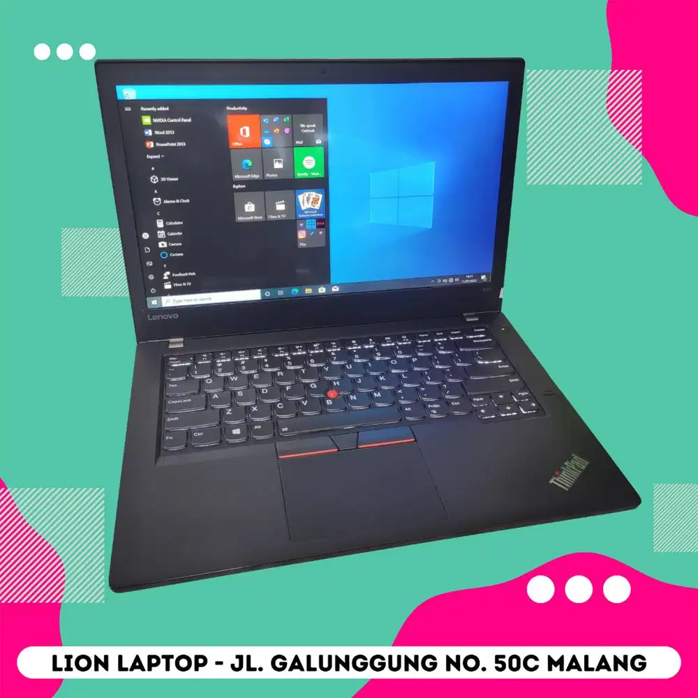 RAM 8GB SSD 256GB i5 Touchscreen Lenovo Thinkpad T470 [29|12]