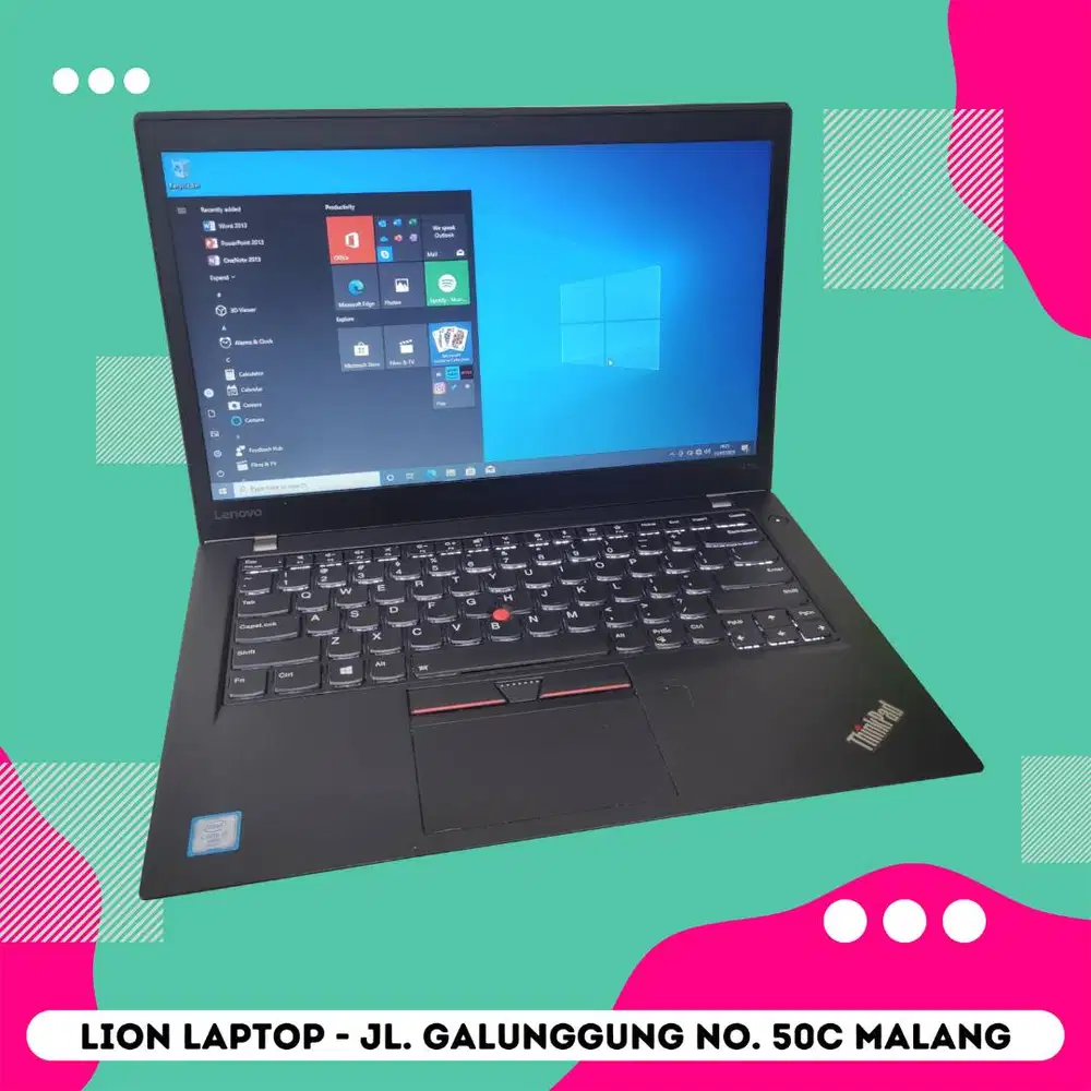 RAM 8GB SSD 256GB Core i7 SLIM Lenovo Thinkpad T470s [29|12]