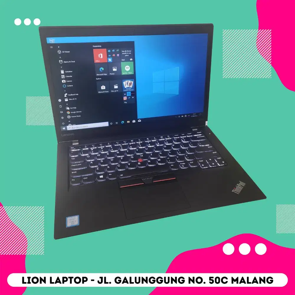 RAM 8GB SSD 256GB Core i5 Touchscreen SLIM Lenovo Thinkpad T470s [29|1