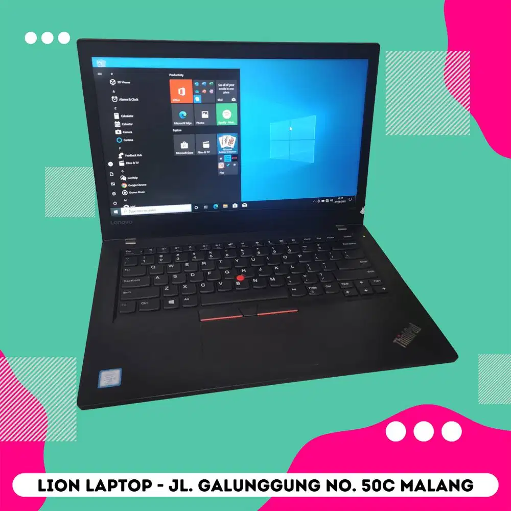 RAM 16GB Core i5 Gen7 SSD 256GB Lenovo Thinkpad T470 [29|12]