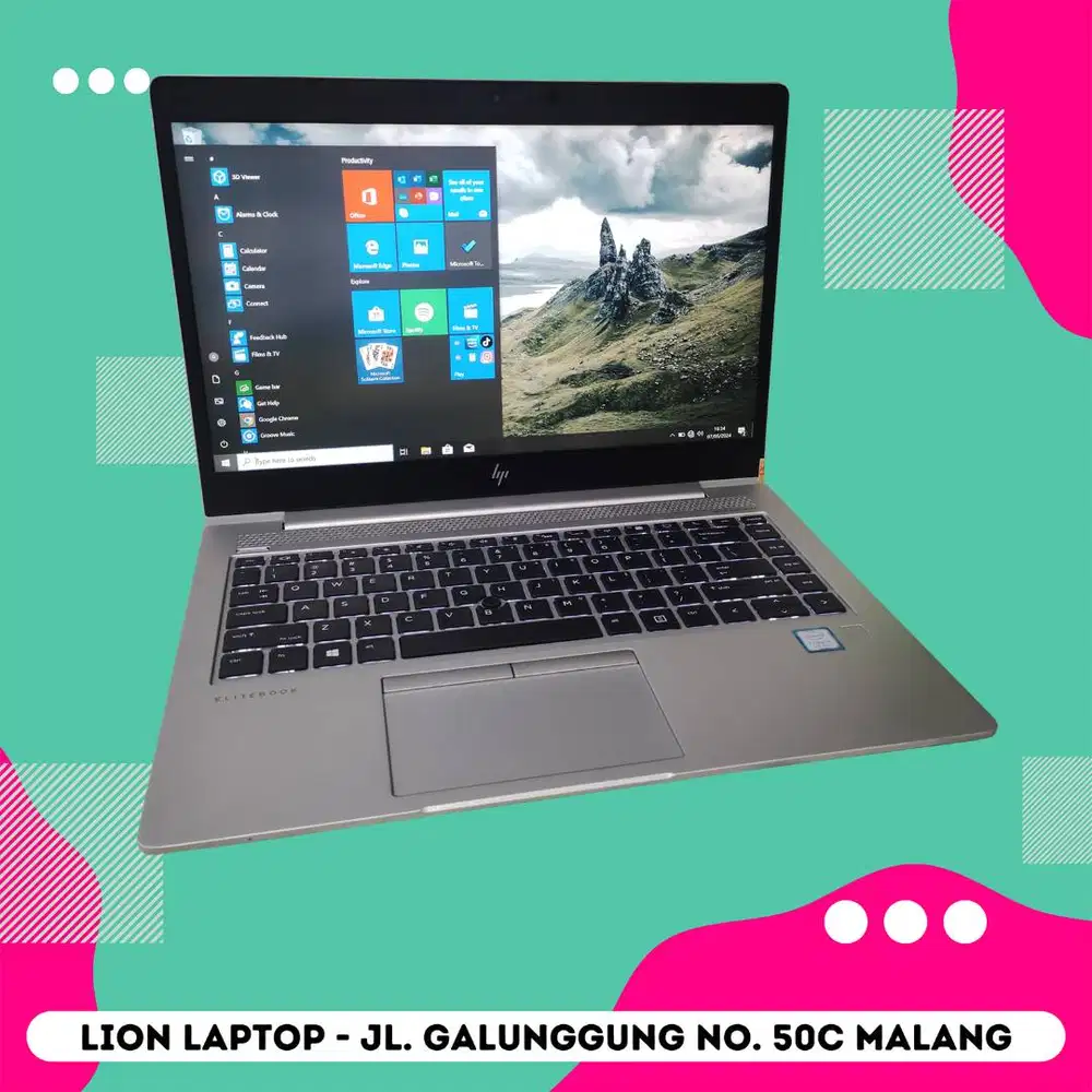 Core i5 Gen 8 RAM 8GB SSD 256GB HP Elitebook 840 G5 [29|12]