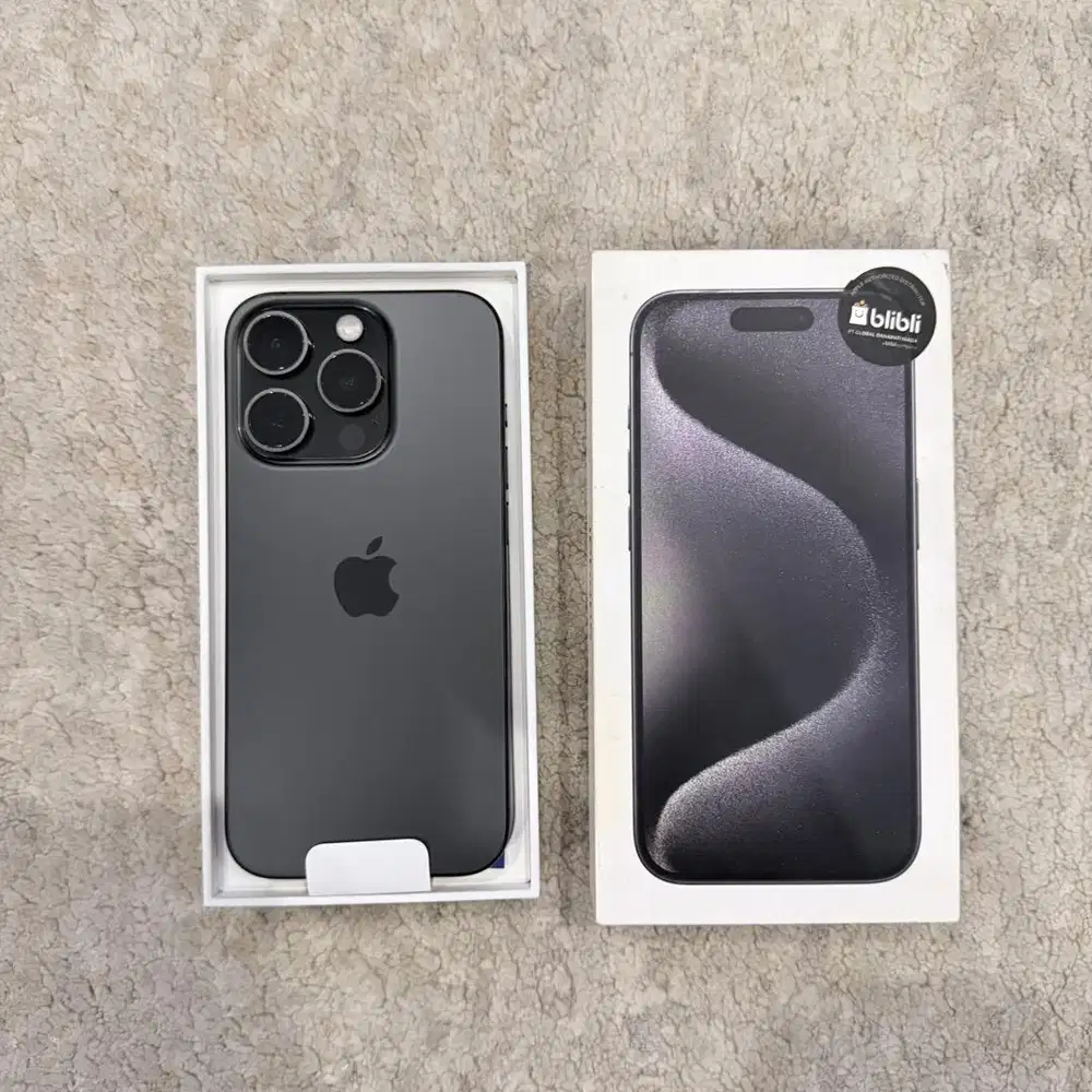 iPhone 15 Pro 256GB Black Titanium