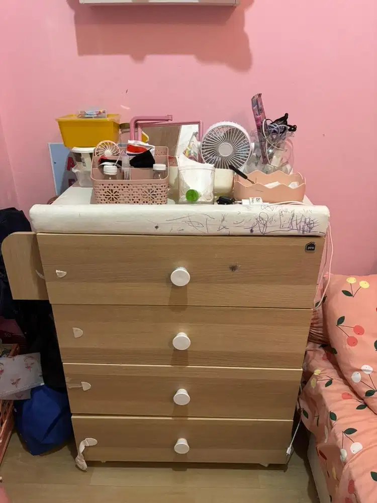 Baby Tefal / Lemari Ganti Popok / Lemari Baju Anak