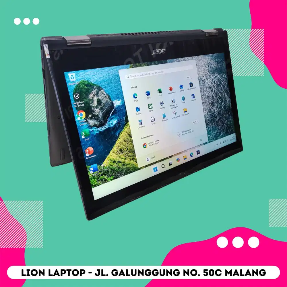 2 in 1 Flip Core i5 Gen 8 8/256 Acer Spin SP513-52N [29|12]