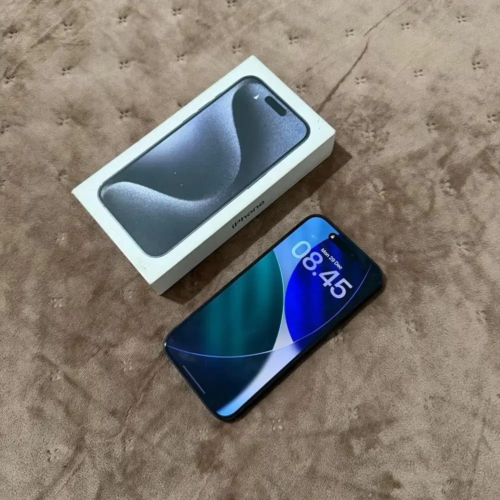 (iBox) iPhone 15 Pro 128GB iBox Blue Titanium Fullset Original