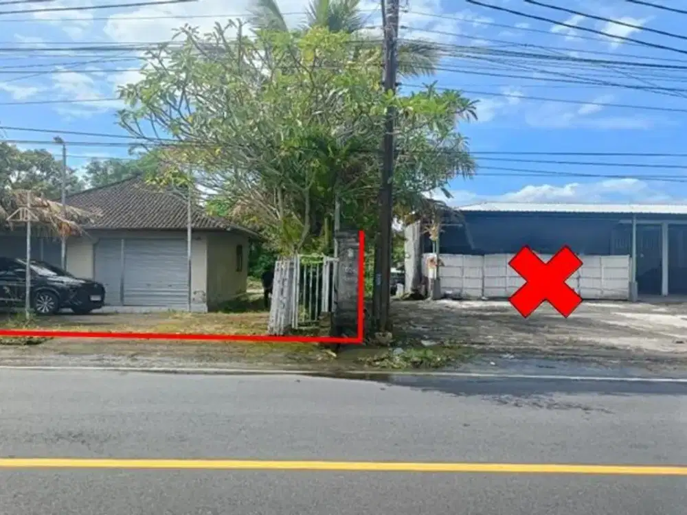 DIJUAL 2 BIDANG TANAH DENGAN TOTAL LUAS 2405 M2 BERIKUT BANGUNAN - BADUNG