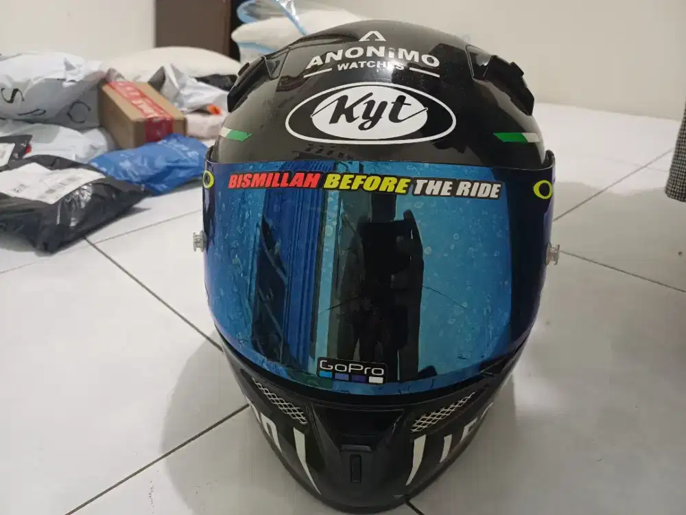 HELM FULL FACE KYT K2 RIDER LEOPARD