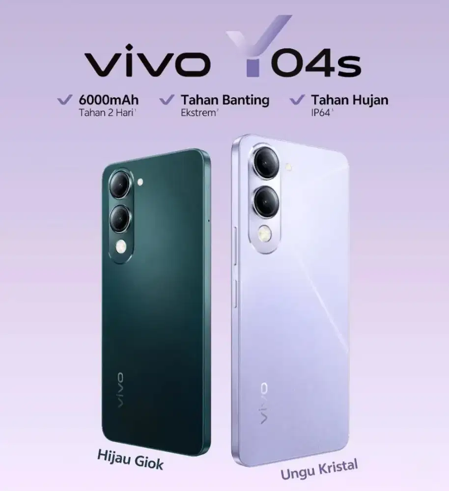 VIVO Y04S BATERAI BADAK